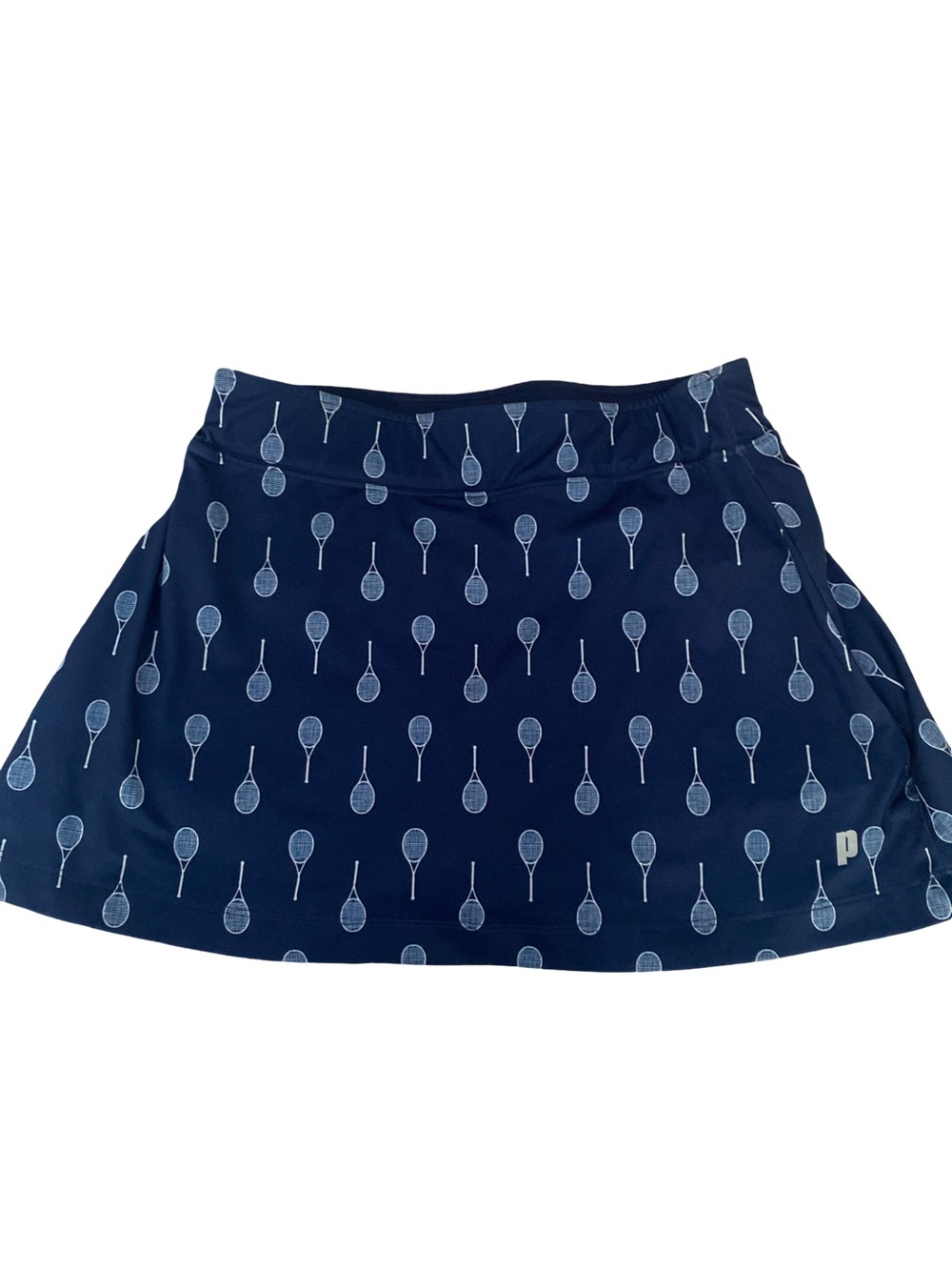 Prince Navy Tennis Print Skort -S